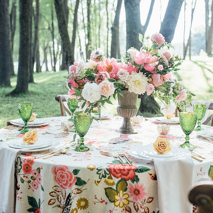 Woodland Birds in Bloom