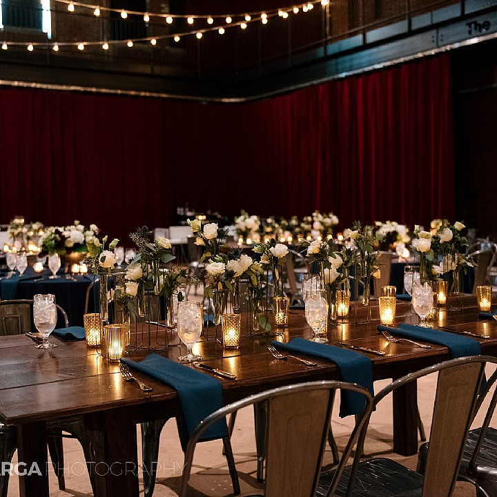 A Warm and Industrial Chic Wedding