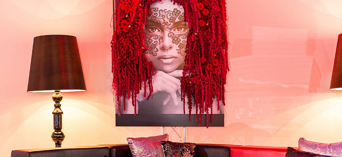 Pops of Red Making Modern Magic
