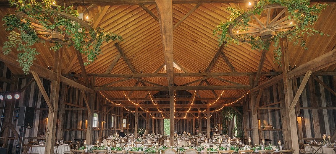 Blissful Barn Wedding