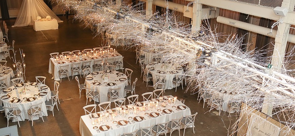 Industrial White Wedding