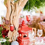 Radiant Red Rehearsal Dinner