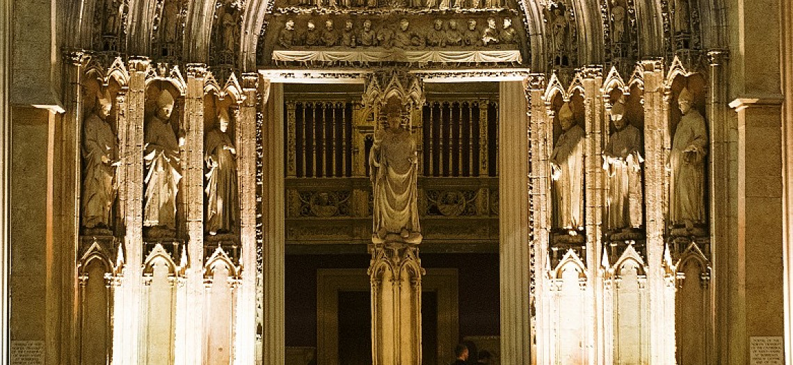 Golden Glow at The Museum