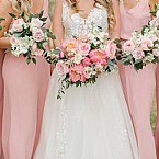 Southern Belle with Blush Tones
