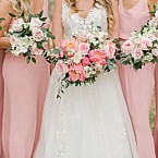 Southern Belle with Blush Tones