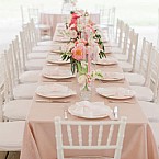 Southern Belle with Blush Tones