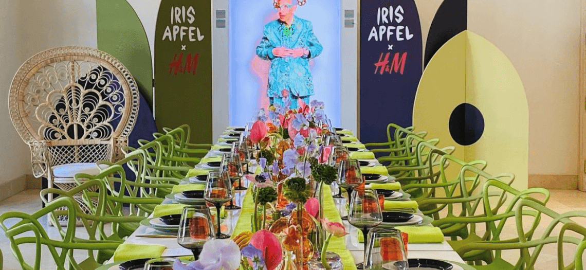 Splash of Color for Fashion Icon Iris Apfel