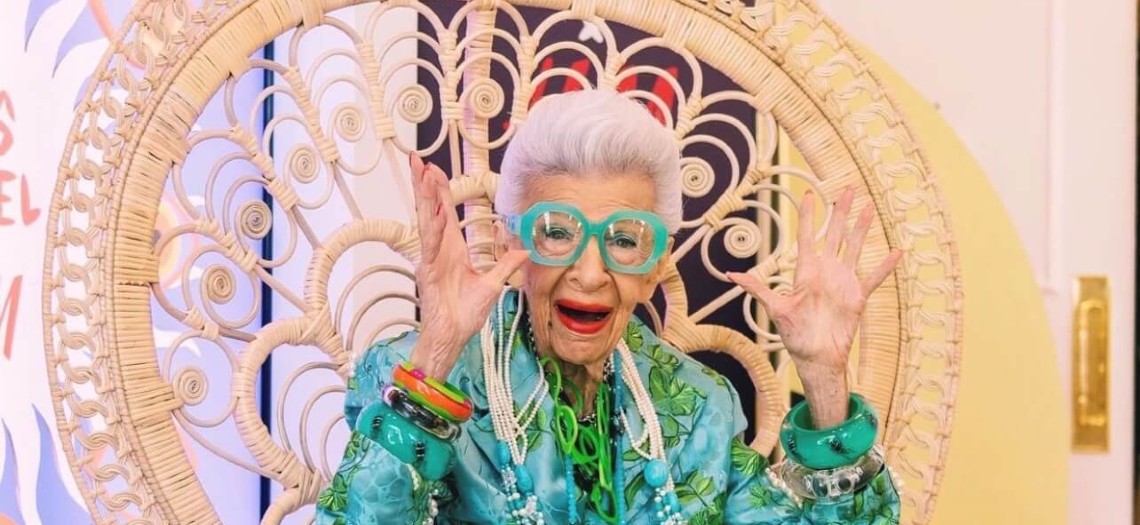 Splash of Color for Fashion Icon Iris Apfel