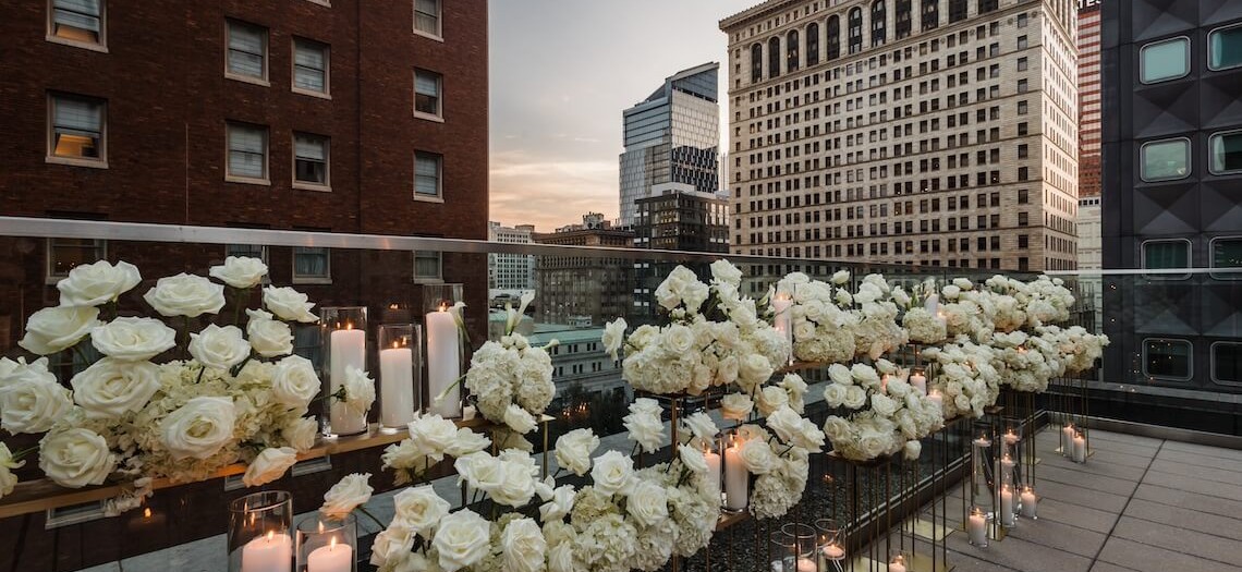 Rooftop Romance Above the City