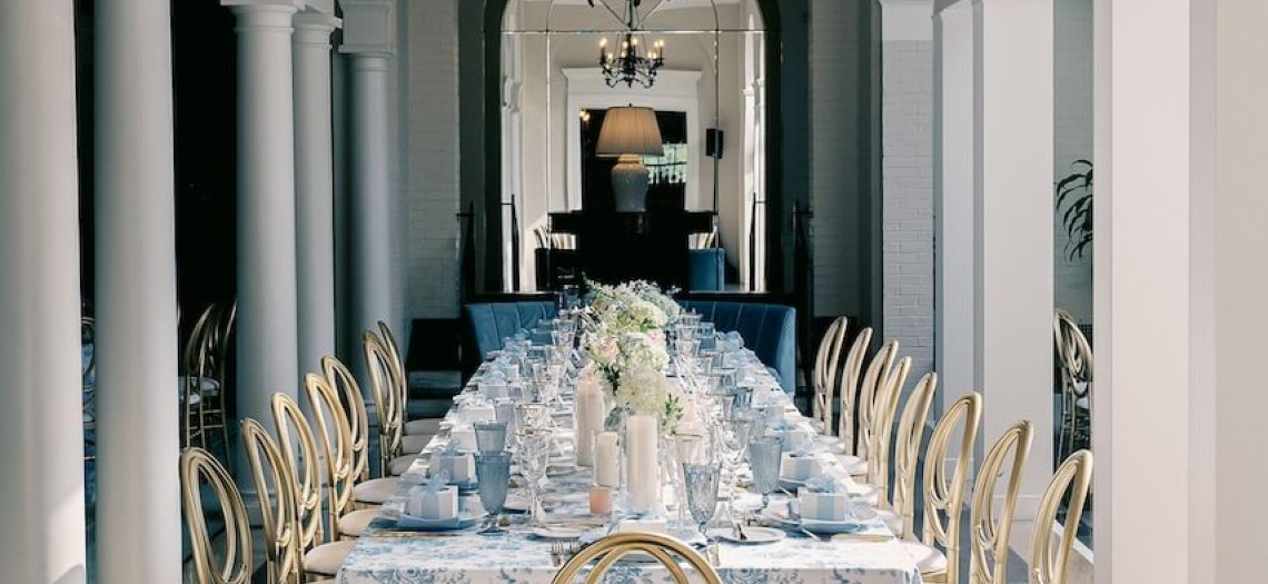 Wrapped in Toile: A Soft Blue Love Story