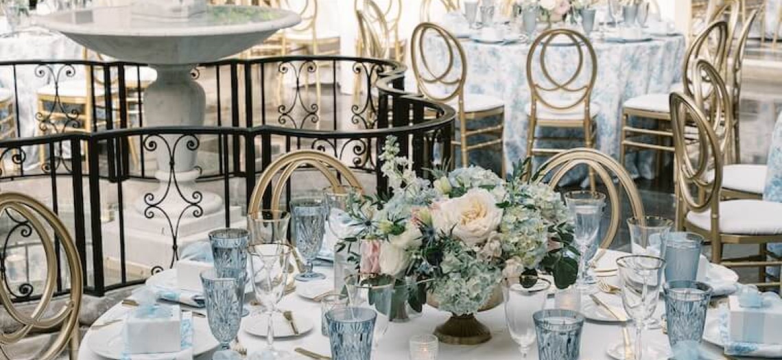 Wrapped in Toile: A Soft Blue Love Story