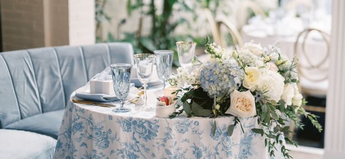 Wrapped in Toile: A Soft Blue Love Story