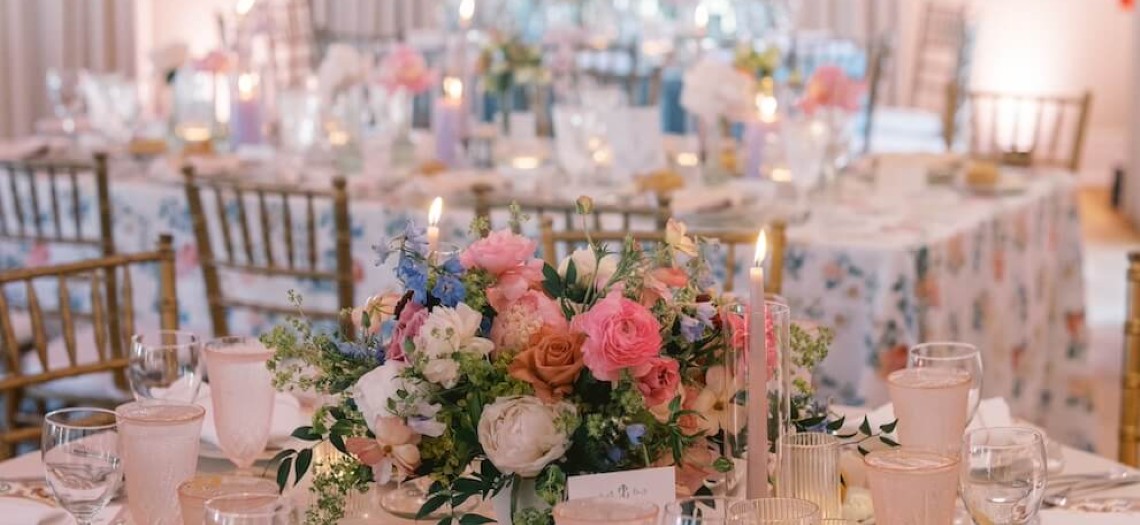 Floral Brilliance with a Touch of Sparkle