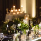 Chic Contrast: Luxe Linens & Bold Decor