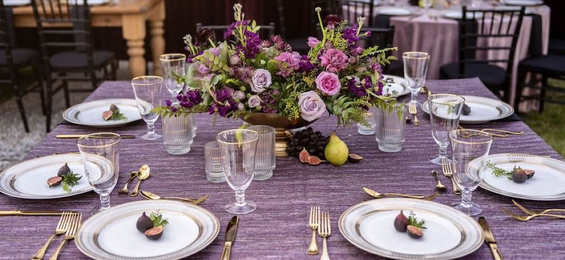 Rich in Plum: A Velvet-Infused Georgia Wedding