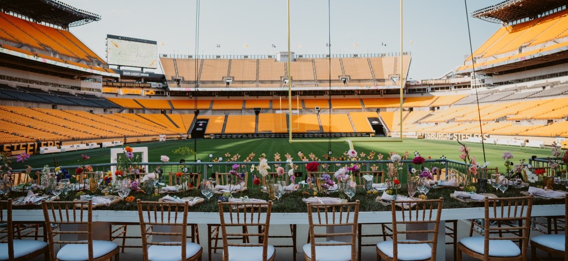 Touchdown Celebration on the Field