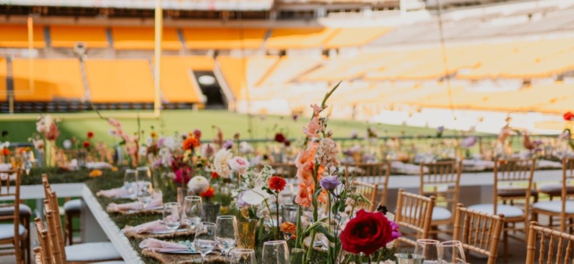 Touchdown Celebration on the Field