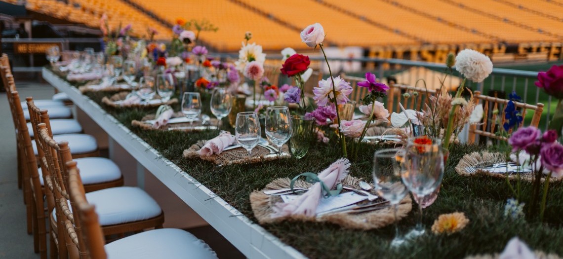 Touchdown Celebration on the Field