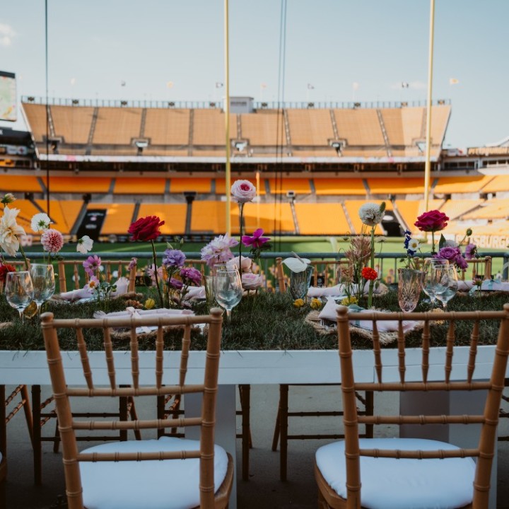 Touchdown Celebration on the Field