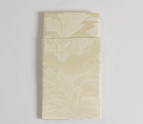 Ivory Giovanni Brocade Dinner Napkin