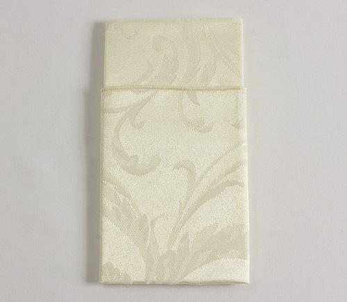 Ivory Gabrielle Damask Dinner Napkin