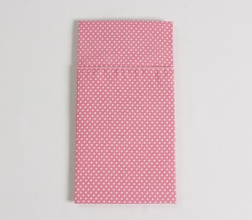 Pink Swiss Dot Dinner Napkin