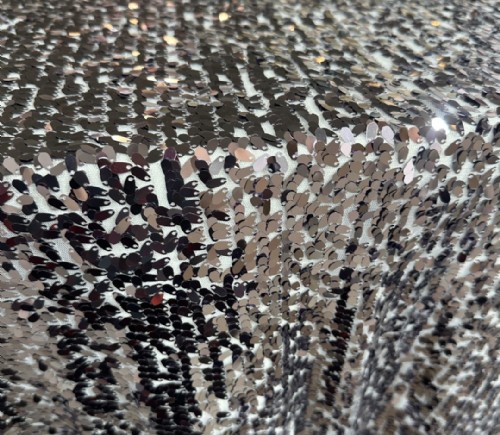 Gunmetal Teardrop Sequin