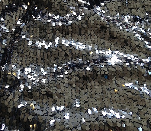 Gunmetal Teardrop Sequin