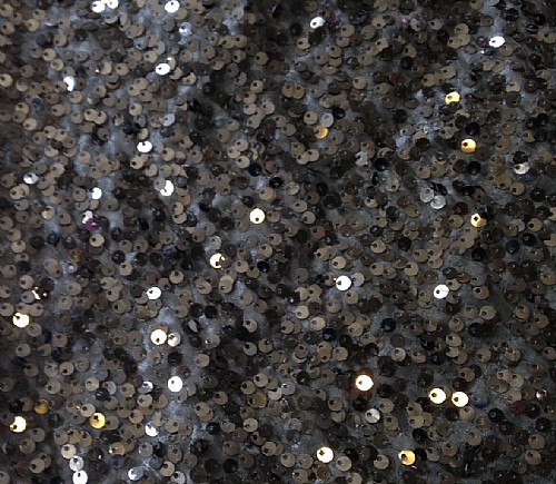 Black Sequined Taffeta