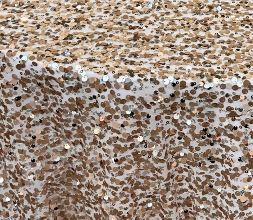 Nude Multi Glitter Sequins