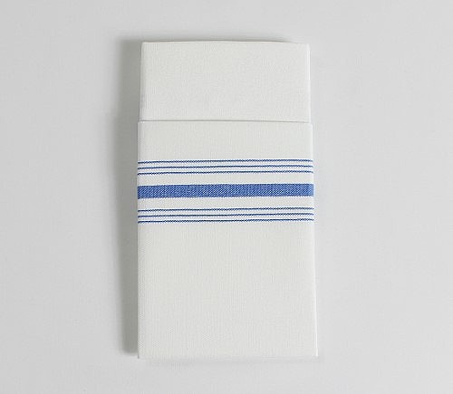 Blue Dinette Stripe Dinner Napkin