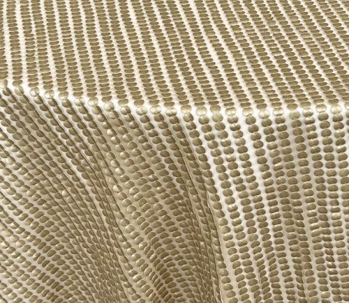 Gold Punched Leather