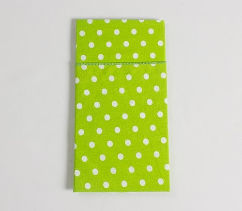 Lime Mini Dot Dinner Napkin