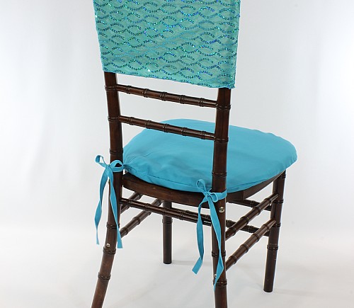Gold Turquoise Helix Chair Cap