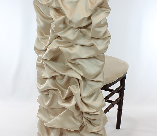 Cashmere Lamour Puffy Barrel Chiavari Tuxedo Chair Back