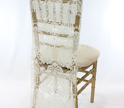 Snow Palace Chiavari Tuxedo Chair Back