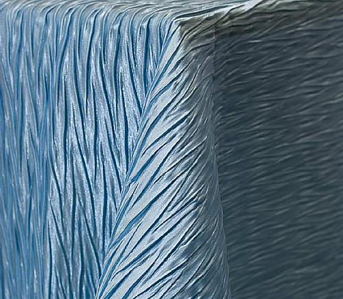Carolina Blue Pleated Satin