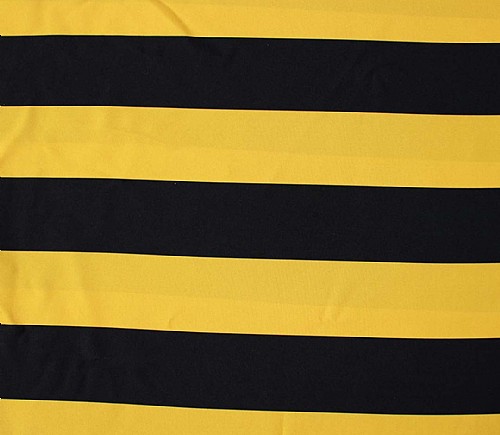 Black & Ochre Formal Stripe