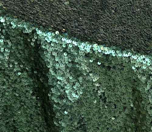 Emerald Sequined Taffeta
