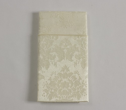 Ivory Kensington Damask Dinner Napkin