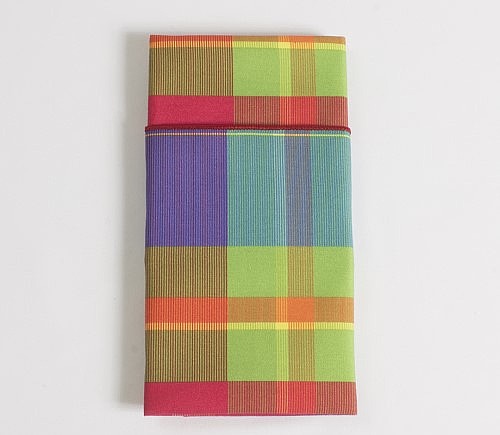 Garden Plaid Dinner Napkin