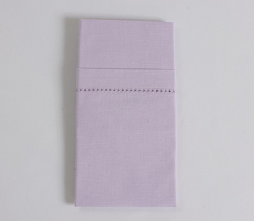 Wisteria Hemstitch Dinner Napkin