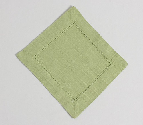 Fern Hemstitch Cocktail Napkin