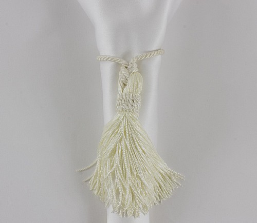 Ivory Tassel Napkin Ring