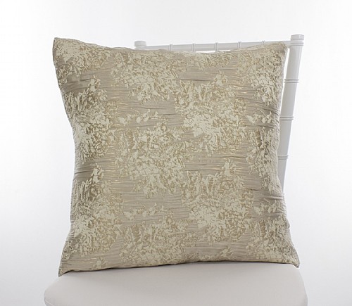 Champagne Pressed Foil Pillow