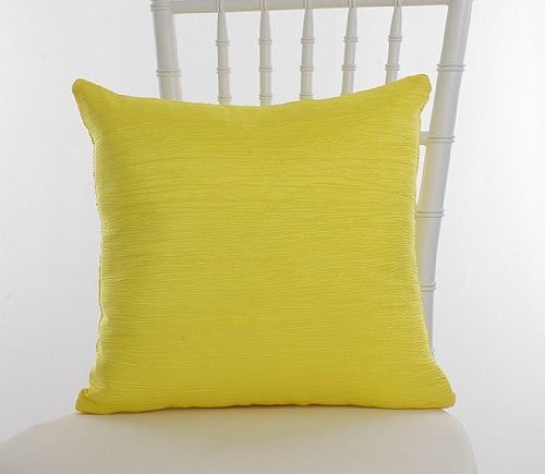 Lemon Fortuny Crush Pillowcase