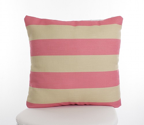 Flamingo Beige Panama Formal Stripe Pillowcases