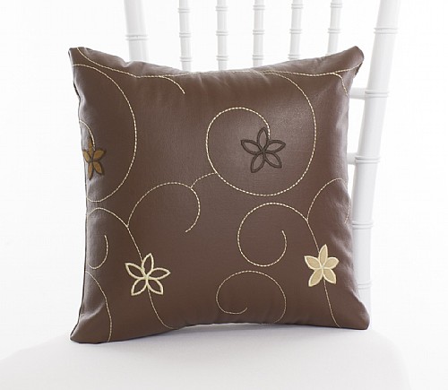 Forget Me Not Leather Pillowcases