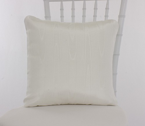 White Moire Bengaline Pillowcases