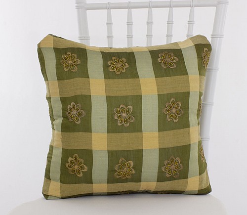 Jerry Silk Plaid Pillowcases (Limited Quantity)